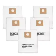 POWERTEC 75041 Fleece Filter Bags for Fein Turbo 1&2 I 9-20-27 & 9-20-28 5PK