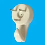 10x 40mm Hard Wall Picture Hooks, Frame, Painting, Photo, Coat White