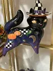 Mackenzie Childs 13" FORTUNE TELLER CAT - Retired-New In Box