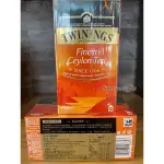 卡拉拉咖啡精品英國  TWININGS 唐寧茶 極品錫蘭茶 2G×25入