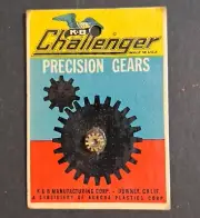 Vintage Aurora K&B Challenger 1/24 Slot Car Precision Gears #535 Pinion Gear 12T