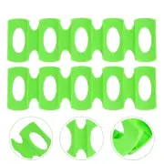 2 Pcs Bottles Foldable Water Wine Mat Beer Can Storage Fridge Organizer