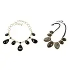 Lot of 2 New Amrita Singh Necklaces Bib Necklace NWT Collette Mademoiselle Star