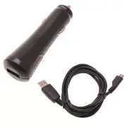 Car Charger USB Cable MicroUSB Power Adapter Cord DC Socket for Cell Phones