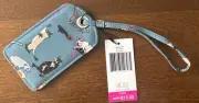 NEW Vera Bradley Blue CAT'S MEOW Luggage ID Tag NWT