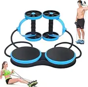 Ultimate 360° Ab Roller Wheel - Total Core Workout, Sculpt & Strengthen Abs, Waist, Arms, Shoulders & Legs - Durable & Safe - Ideal for Home Gym