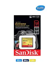 Sandisk Compact Flash Extreme & Extreme Pro Memory Cards for Digital DSLR Camera