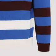 [Paul Smith] Paul Smith-Red And Blue Crew Neck Wool Pullover-Uomo S STAND