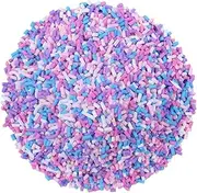 JIHUOO 100g Colorful Fake Candy Sprinkles Resin Sprinkles Polymer Clay Sprinkles Clay Nail Art Slices for Phone Case Crafts Simulation Food Decorations A