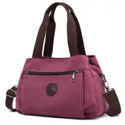 Handbags Canvas Crossbody Bag for Women, Multi Compartment Tote Purse Bags