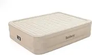 [Bestway] Fortech Queen Airbed with Built-in AC Pump, Brown