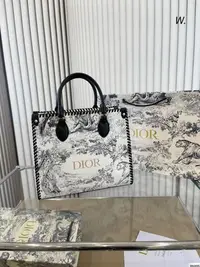 在飛比找Yahoo!奇摩拍賣優惠-【日本二手】迪奧Dior純手工編織托特包面料時尚設計風格 專
