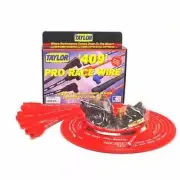Taylor 79255 Spark Plug Wires 409 Pro Race Spiro-Wound 10.4mm Red Straight