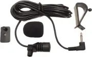 3.5mm Microphone Assembly Mic for Car Vehicle Head Unit Bluetooth Black