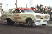 "Hairy Canary" Don Williamson 66 Plymouth Valiant AWB NITRO Funny Car PHOTO! #2