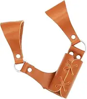 Medieval Sword Frog, Belt Sword Sheath, Adjustable Vintage Style Rapier Medieval Sword Belt Holder, Medieval Rapier Sword Frog for Knight, Brown