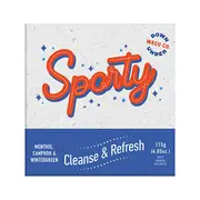 Downunder Wash Co . Sporty Cleanse & Refresh Menthol Camphor & Wintergreen 115g