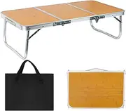 Foldable Camping Table,Foldable Picnic Table | Furniture Lightweight Folding for BBQ Trip Beach Backyard Rv Patio Picnic Activities Travel