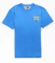Tommy Jeans Chest Embroidered Logo Crew Neck T-Shirt Men's Hilfiger Tee Medium