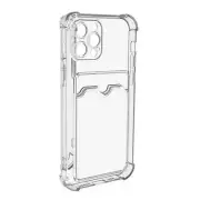 1x Case Wallet Card Holder Cover Clear For Apple for iPhone 12