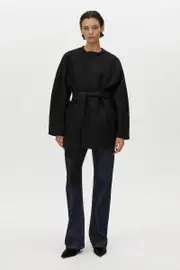 Base Wool Jacket in Black - CAMILLA AND MARC® C&M
