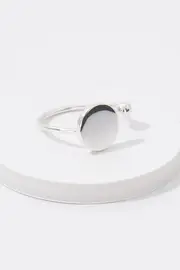 Simplicity Sterling Silver Ring--NAJ-R5334
