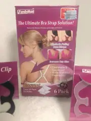6 Bra Strap Concealer Clips Solution Perfect Lift Max Cleavage Control Racerback