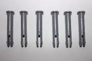 "GRAY" INTEX ABOVE GROUND SMALL METAL FRAME REPLACEMENT POOL PINS CLIPS 6 PK.