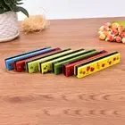 Educational Musical Wooden Harmonica Instrument Toy for Kids Gift Random col _&c