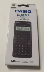 Casio fx-82MS 2nd Edition 2-Line Display 240 Functions S-V.P.A.M. Calculator NEW