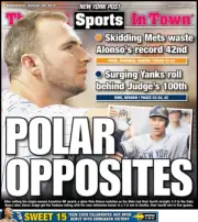 NEW YORK POST NEWSPAPERS PETER ALONSO POLAR OPPOSITES 8/28/19