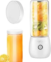 Portable Travel Blender, Personal Blender Cup - Handheld Electric Juicer Machine for Smoothies | Compact Kitchen Gadget, Mixer for Home Use on Outdoor Travel