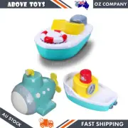 BBJ Splash N Play Submarine Projector Twist Sail Motorboat Spraying Tugboat