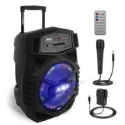 Pyle 12" Portable Bluetooth PA Speaker System 500W 4ohm LED Light PPHP126