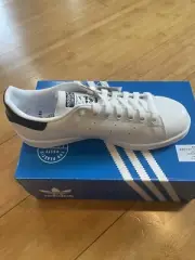 Adidas Originals Stan Smith White Navy Sneakers FX5501 - Size 6.5 - Brand New!