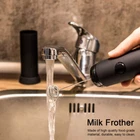 Electric Milk Frother Handheld Stainless Steel Egg Beater Coffee Drink Mixer