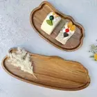 Cloud Shaped Tea Coffee Tray Wooden Bread Snack Cake Trays Kitchen Supplies