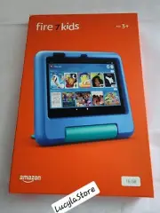 Amazon Fire 7 Kids tablet ages 3-7 BLUE kids tablet 7" 16GB 10hrs battery