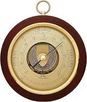 Fischer Barometer"Pascal", Brass-Mahogany 6.7" / 170 mm - 1436R-22-US (US Version)
