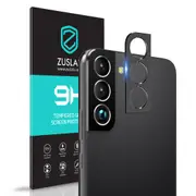 ZUSLAB Galaxy S22 / S22+ /S22 Plus Metal Camera Lens Protector Aluminum Alloy Lens Protective Cover - Space Black