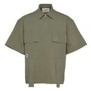 [Blackjack] Tank Shirt In Twill Cotton