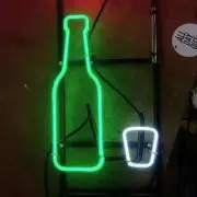 17" Drink Bottle Soju Beer Neon Light Lamp Sign Decor Wall Bar Club Gift Show AM