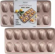 Non Toxic Nonstick Madeleine Pan 12 Well Set of 2 (24 Wells) | Non Stick Nontoxi