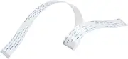 uxcell FFC FPC Flat Flexible Cable, 30 Pin 0.5mm Pitch 300mm Long (A Type) for LCD 3D Printer Camera DVD TV Laptop Audio Pack of 10