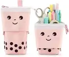 KPX Cute Standing Pencil Case for Kids, Pop Up Pencil Box Makeup Pouch Kids C...