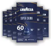 Super Crema Aluminum Capsules Compatible with Nespresso* Original Machines, Medi