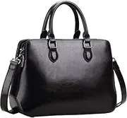 [HESHE] Leather Womens Handbags Totes Top Handle Bags Shoulder Bag Satchels for Ladies with Long Cross Body Strap Structured Designer Purses