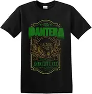 [Pantera] Unisex Adult Snakebite XXX Label T-Shirt
