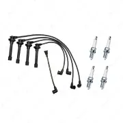 Bosch Ignition Leads + 4 x Denso Spark Plugs for Nissan Pulsar N15 EN15 1.6