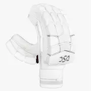 DSC Xlite L.E. 2024 Cricket Batting Gloves | Color: White | Size: Adult, Right Hand | for Men & Boys | Material: PU | with Pittard | Level up Flexibility and Protection | Impact Absorption